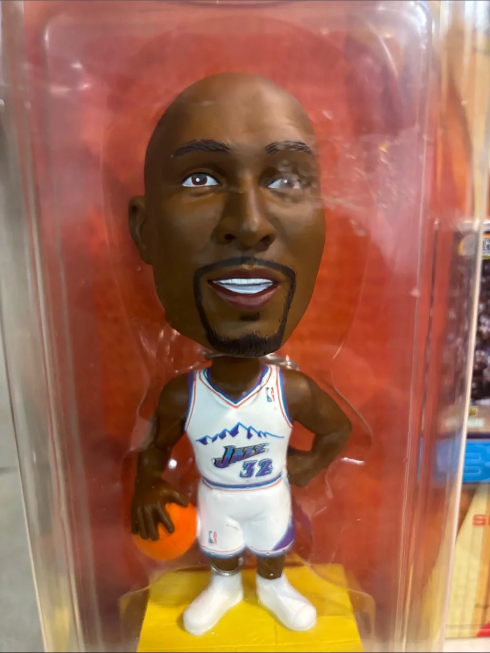 PlayMakers Collectible Basketball Figure - White & Blue Jersey
